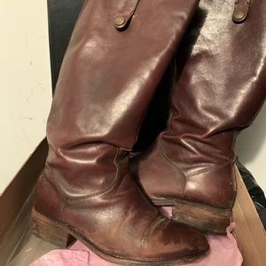 Steve Madden Brown Leather Boots